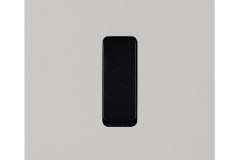 Collection M - Interrupteur alu sablé, manette noire