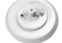 Fontini Garby colonial porcelaine blanche rétro