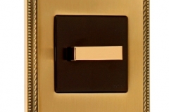 Fontini Venezia métal laiton doré manette rotative