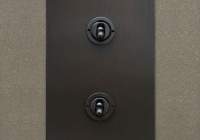 double interrupteur vertical Forbes and Lomax bronze