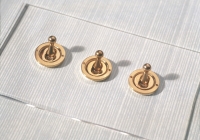 triple interrupteur Forbes and Lomax plexi doré