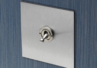interrupteur Forbes and Lomax inox brossé