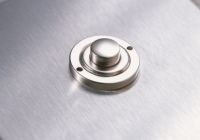 bouton poussoir Forbes and Lomax inox brossé