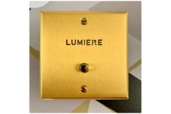 Guichet lumineux Arnould Mémoire Or brossé