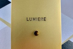 Guichet lumineux Arnould Epure Or satin