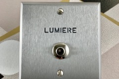 Guichet lumineux Arnould Mémoire acier brossé
