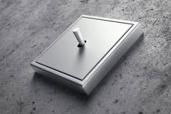 JUNG LS 1912 en  Aluminium