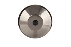 Bouton de sonnette en nickel noir miroir