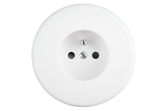 Modelec Iris Prise Blanc Satin (351)