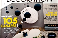 Heure Industrielle citée sur les pages d’ELLE decoration en novembre 2008
