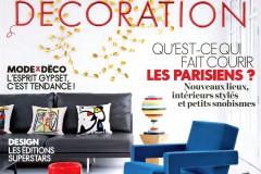 Heure Industrielle citée sur les pages d’ELLE decoration en octobre 2015