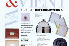 Heure Industrielle citée sur les pages d’ELLE decoration en avril 2011