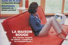Heure Industrielle citée sur les pages de Marie claire maison en février 1998