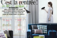 Heure Industrielle citée sur les pages d’ELLE decoration en octobre 2015