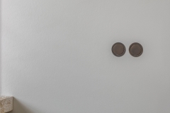 Rond - Double poussoir bronze