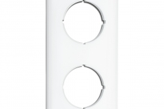 Plaque double THPG Duroplast blanc