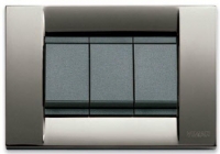 Vimar Idea Classica 3 modules Chromé noir