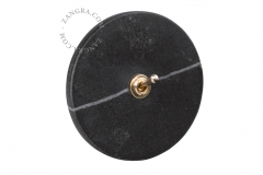 Zangra interrupteur en marbre noir